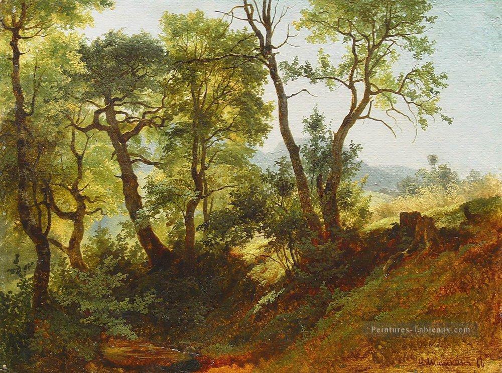 bord de la forêt 1866 paysage classique Ivan Ivanovitch Peintures à l'huile